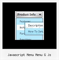 Javascript Menu Menu G Js Dynamique Javascript Example