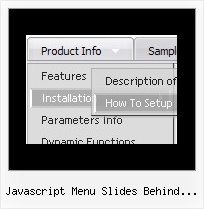 Javascript Menu Slides Behind Flash Menu Css Example