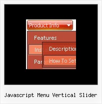 Javascript Menu Vertical Slider Popup Menu Javascript Css