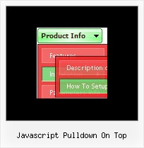 Javascript Pulldown On Top Javascript Tabs Menu