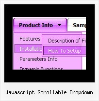Javascript Scrollable Dropdown Java Jump Menu