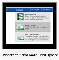 Javascript Scrollable Menu Iphone Websites With Drop Down Navigation