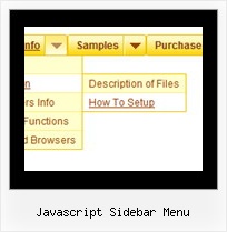 Javascript Sidebar Menu Html Dropdown Style