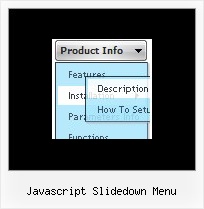 Javascript Slidedown Menu Javascript Menu Submenu Expand