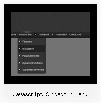 Javascript Slidedown Menu Menu Unix Script