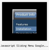 Javascript Sliding Menu Google Maps Html Dynamic Menu