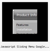 Javascript Sliding Menu Google Maps Html Drop Down Dynamic