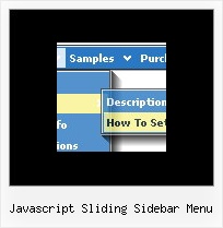 Javascript Sliding Sidebar Menu Creating Dropdown Menus
