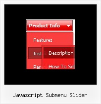 Javascript Submenu Slider Drop Down Javascript Sample Code