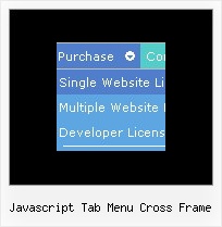 Javascript Tab Menu Cross Frame Dhtml Tree