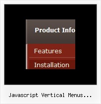 Javascript Vertical Menus Examples Only Vertical Menu Collapsible