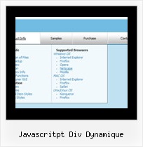 Javascritpt Div Dynamique Java Floating Menu