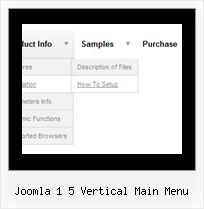 Joomla 1 5 Vertical Main Menu Html Drop Down Templates