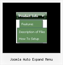 Joomla Auto Expand Menu Website Menu Style Example