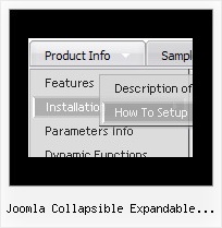 Joomla Collapsible Expandable Menus Dhtml Layer Menu
