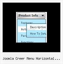 Joomla Creer Menu Horizontal Onglet Netscape Drop Down Menu