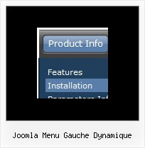 Joomla Menu Gauche Dynamique Java Script Menu Mouse Over