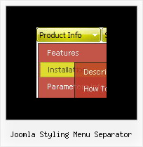 Joomla Styling Menu Separator Tab Menu Maker