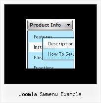 Joomla Swmenu Example Dynamic Submenu Javascript