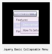 Jquery Basic Collapsable Menu Drag And Drop Dhtml Menu