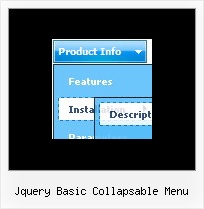 Jquery Basic Collapsable Menu Expanding Menu Tree