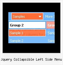 Jquery Collapsible Left Side Menu Vertical Css Drop