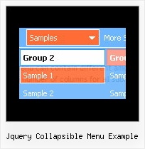 Jquery Collapsible Menu Example Javascript Disable Menu Button