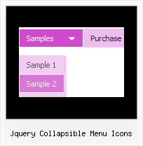 Jquery Collapsible Menu Icons Folder Javascript