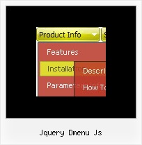 Jquery Dmenu Js Java Horizontal Dropdown Menu