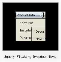 Jquery Floating Dropdown Menu Vertical Foldout Menus