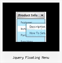 Jquery Floating Menu Rollover Drop Down Menu Examples