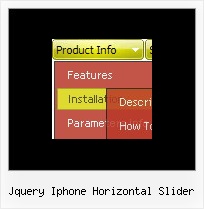 Jquery Iphone Horizontal Slider Javascript Popmenu
