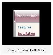 Jquery Sidebar Left Dhtml Horizontal Javascript Dhtml Menu