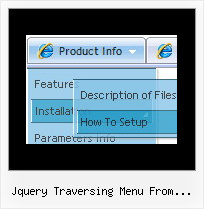 Jquery Traversing Menu From Database Scroll In Javascript