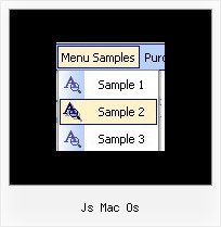 Js Mac Os Websites With Drop Down Navigation