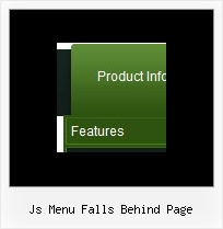 Js Menu Falls Behind Page Html Menu Editor