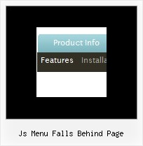 Js Menu Falls Behind Page Select Menu Javascript