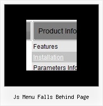 Js Menu Falls Behind Page Drag And Drop Across Frames