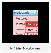 Js Slder Dropdownmenu Menu In Js