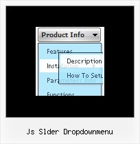 Js Slder Dropdownmenu Javascript Dropdown Expandable