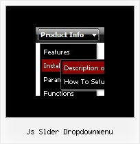 Js Slder Dropdownmenu Drop Down Menu Web Design