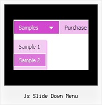 Js Slide Down Menu Drop Down Fade Menu