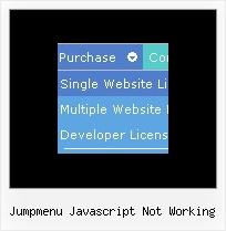Jumpmenu Javascript Not Working Creating Menu On Mouseover