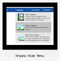 Krpano Hide Menu Javascript For Dynamic Drop Down