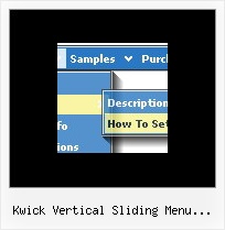 Kwick Vertical Sliding Menu Tutorial Pulldown Menu Scroll
