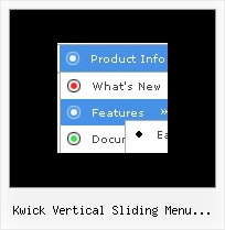 Kwick Vertical Sliding Menu Tutorial Javascript Hover Fade