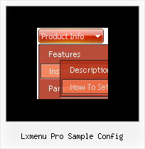 Lxmenu Pro Sample Config How To Create Drop Down Menus In Html