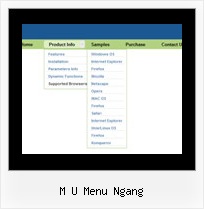 M U Menu Ngang Top Navigation Examples