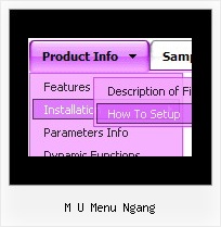 M U Menu Ngang Drop Down Menu Netscape