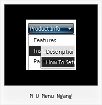 M U Menu Ngang Horizontal Coolmenus